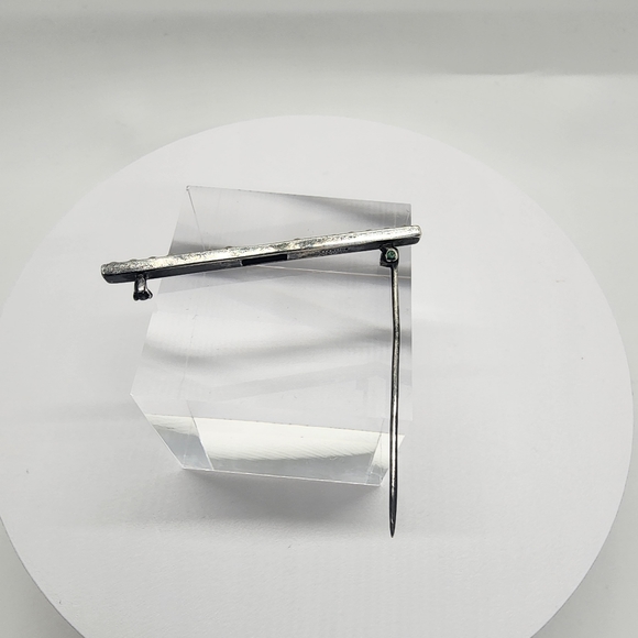 Sterling Sliver Seed Pearl Brooch Signed By C&H Co - Picture 3 of 15